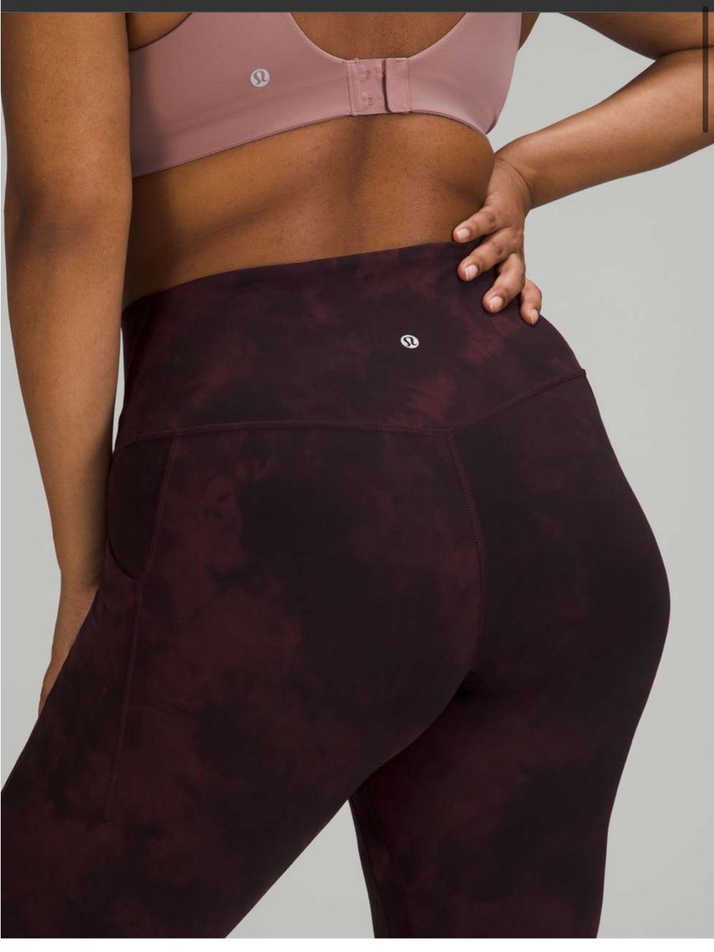 Lululemon Align Pockets High Rise Leggings Size 4 Diamond Dye